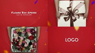Flower Box Opener After Effects Templates