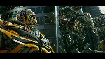 TRANSFORMERS DINOBOTS JOIN THE FIGHT SCENE ｜ TRANSFORMERS AGE OF EXTINCTION(2014) IMAX  HD