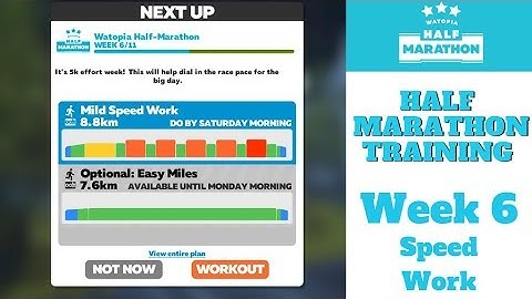 Zwift Running LIVE | Half Marathon Training
