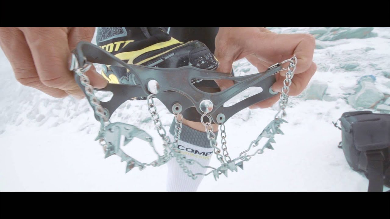 NORTEC-TRAIL ORANGE - Crampon à neige