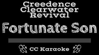 Creedence Clearwater Revival • Fortunate Son (CC) [Karaoke Instrumental Lyrics] chords