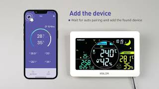 How to set up smart wifi weather station (BK01/BK02) by ENGLISH screenshot 3