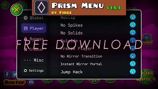 [Read Pinned Comment!] How to Install FREE PRISM MENU GEOMETRY DASH 2.204 in 2024