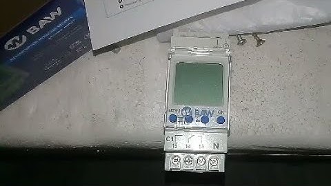 TIMER - Digital Time Switch Caution, pay attention to these important details