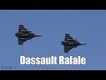 Dassault Rafale C - Two Jets Four Engines Full Airshow Display Sunday - Turku 2019