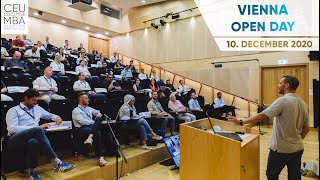 CEU Executive MBA: Vienna Open Day – 10. December, 2020