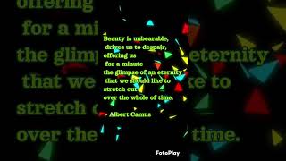 Quote " Beauty is glimpse of eternal" | Quote about beauty | Random quotes