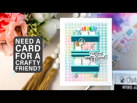 The Cutest Crafty Friend Card – Step-by-Step Die Cut Tutorial