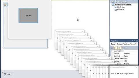 Making A Virus In Visual Basic 10 Express by Aadarsh Thakur