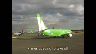 Airlink Embraer E190 Landing OR Tambo Airport from Lusaka