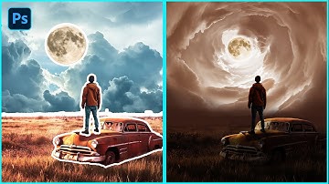 The Moon Portal Photoshop Manipulation Tutorial|Composite