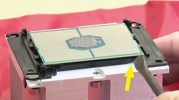ThinkSystem ST550 removing a heat sink and processor