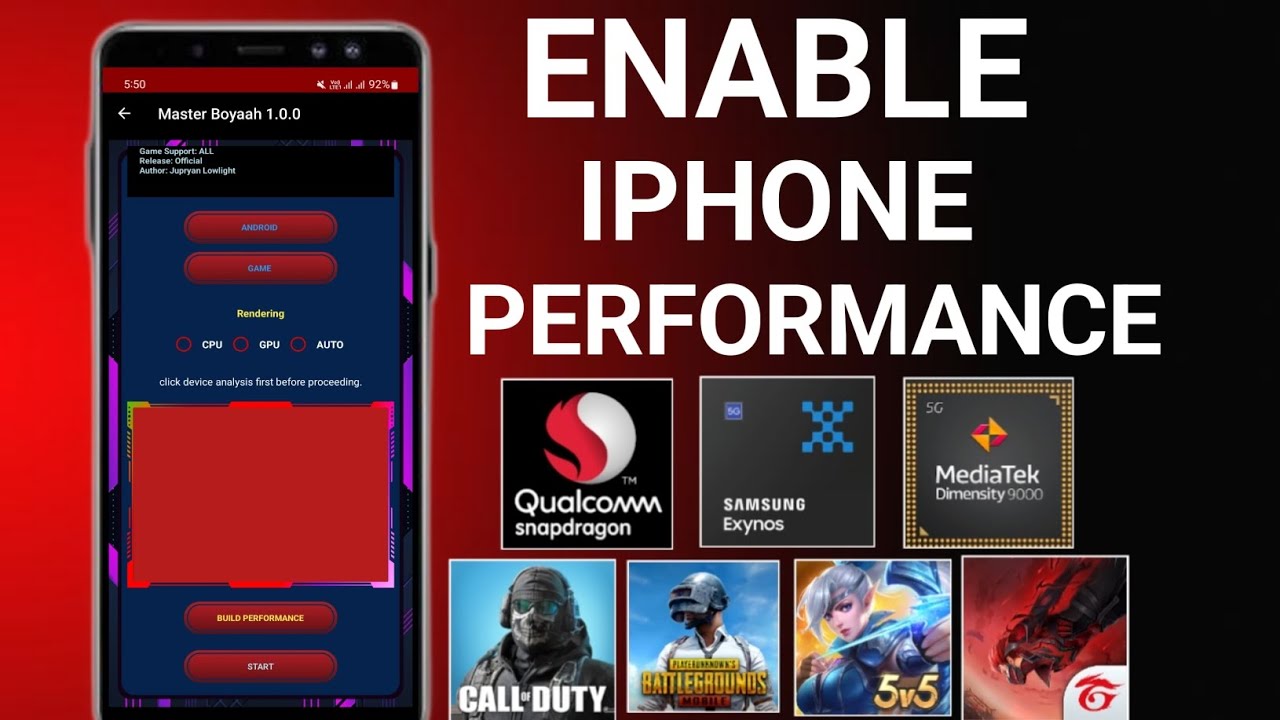 Enable iPhone Performance | Max FPS Fix Lag - No Root - YouTube