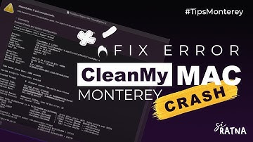 Cara Fix CleanMyMac Crash Unexpected Error OS Monterey