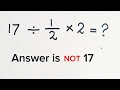 Can You Beat This Math Challenge?Most People Mess Up This Simple Calculation!
