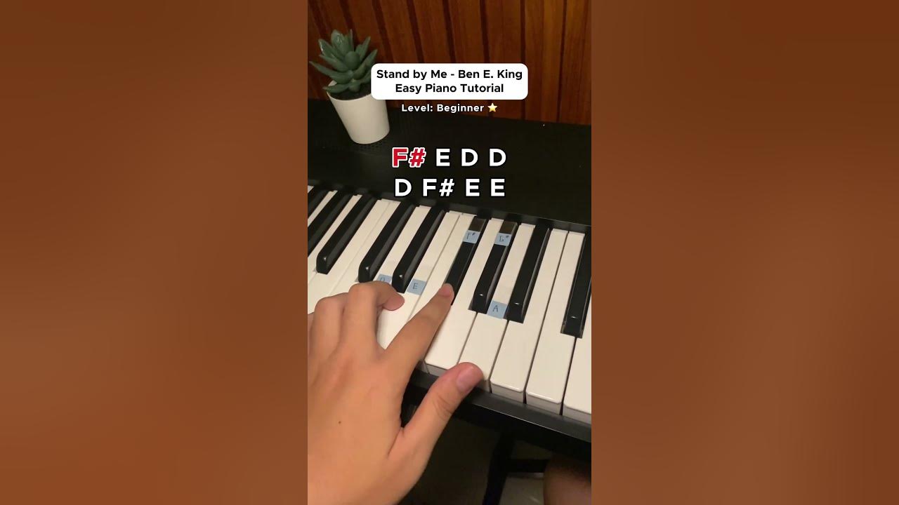 Stand by me - Ben E. King easy piano tutorial 🎹