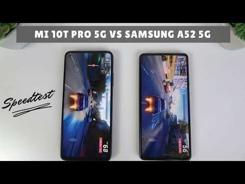 Samsung Galaxy A52 5G vs Xiaomi Mi 10T Pro | Video test Display, SpeedTest, Camera Comparison