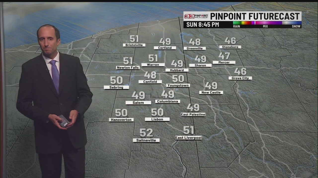 Increasing clouds Sunday night - YouTube