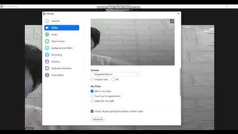 Hướng dẫn cài đặt lại chất lượng hình ảnh video khi học trong phần mềm Zoom