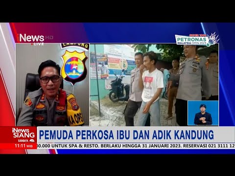 Tak Diberi Uang, Pemuda di Lampung Perkosa Ibu dan Adik Kandung #iNewsSiang 28/12