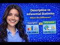 Descriptive vs Inferential Statistics (Explained Simply)