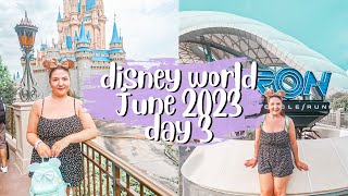 DISNEY WORLD DAY 3 🏰✨ MAGIC KINGDOM | TRON, HAPPILY EVERY AFTER & MORE! 🌻 JUNE 2023 VLOGS