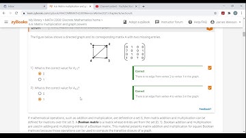Math 2200: Section 6.6 - Matrix Multiplication and Graph Powers