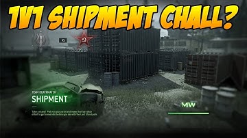 CoD Remastered - 1v1 Shipment Challenge!!