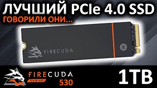Лучший PCIe 4.0 SSD! говорили они... SSD Seagate FireCuda 530 1TB (ZP1000GM3A023) с радиатором EKWB