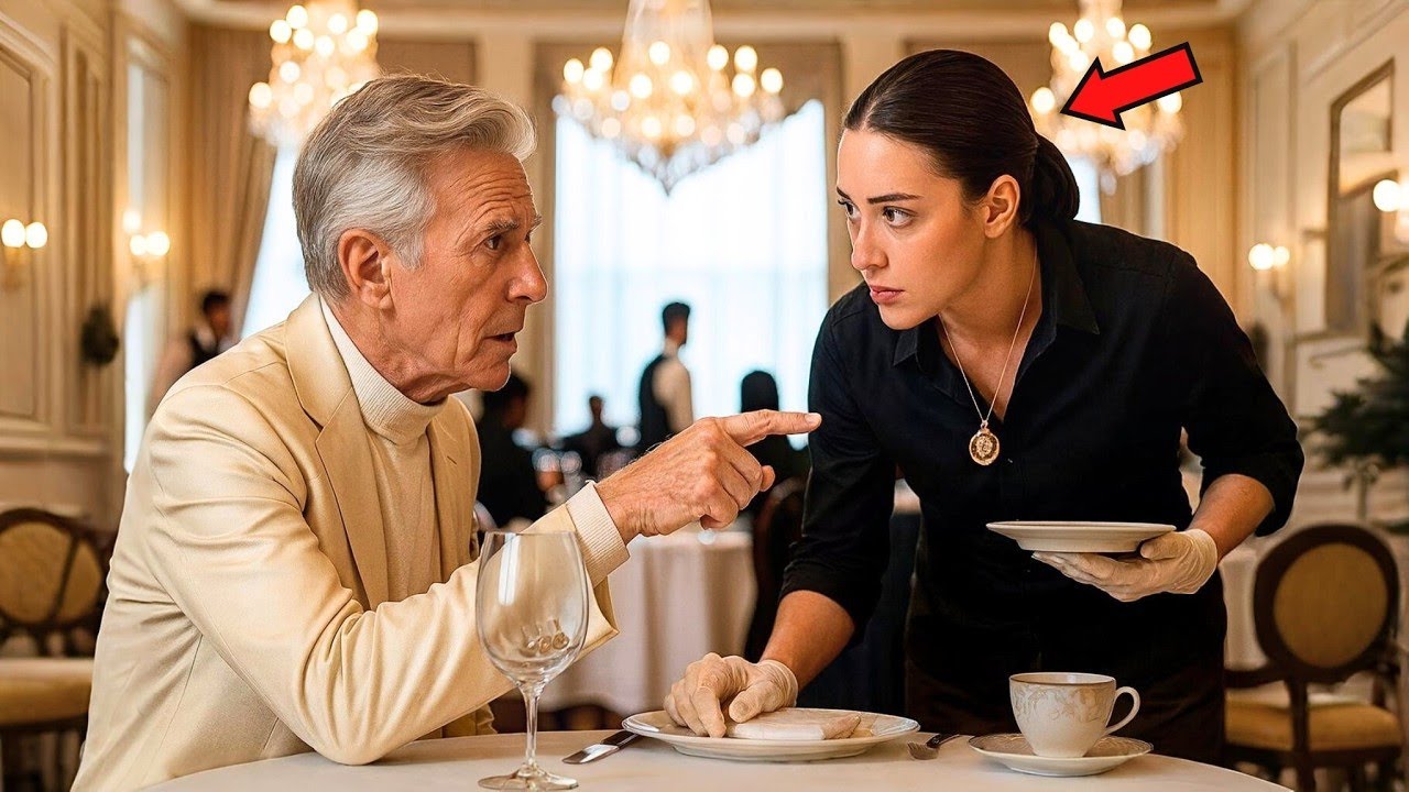 '¿DE DÓNDE SACASTE ESO.' – EL MILLONARIO LLORÓ AL VER EL COLLAR DE UNA CAMARERA