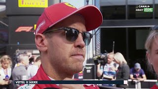 Sebastian Vettel : L'équipe a fait du bon travail, pas moi !