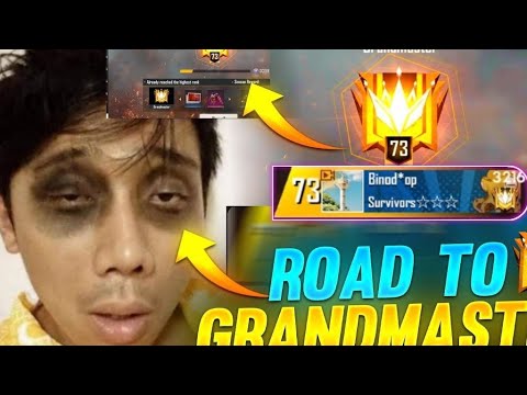 Live grand master push in free fire💀 (gold to grand master) - YouTube