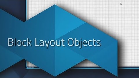 visTABLE®tutorial: Block Layout Objects