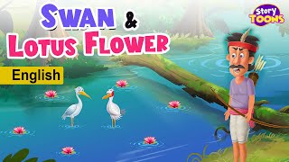 Details Swan & Lotus Flower Story l English Moral Story l StoryToons TV - English News