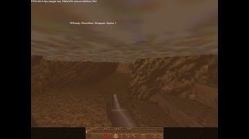 vQuake (Work in progress vid #3) with Dosbox-Rendition and RReady Rendition Verité @4k