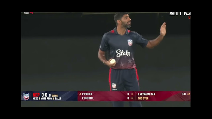 Nepal vs USA super over #cricket #foryou #fypyoutube #crickethighlights