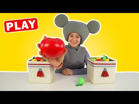 Vegetables VS Fruits - Playing with Nyam the Mouse - KuKuPlay