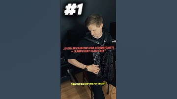 #1/15 Killer Exercise for Accordionists - Learn Every Scale Fast! #jazzaccordion #accordionist