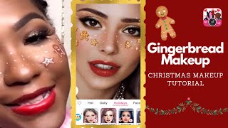 Gingerbread Christmas Makeup Tutorial | YouCam Makeup screenshot 5