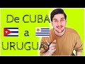 Viaje de CUBA🇨🇺 a URUGUAY🇺🇾\Como salí de CUBA🗺\Trayecto Completo✈️