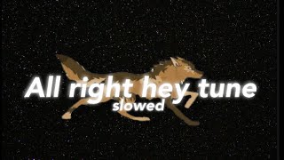 All right hey tune (slowed+reverb) Resimi
