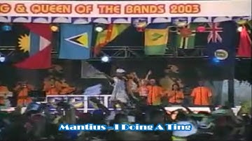 Mantius Wins 2003 OECS Soca Monarch - I Doing A Ting (She She She Looking Good)