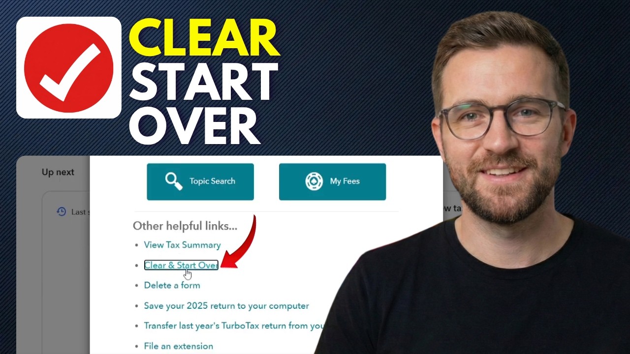 How to clear and start over in TurboTax Online (Step By Step 2026 ...