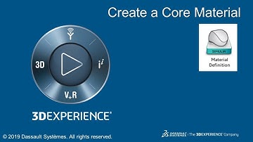 Create a Core Material in 3DEXPERIENCE