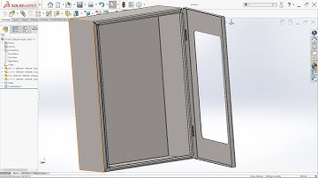 Design Electric Panel in Solidworks - Solidworks sheet metal Tutorial Assembly in Solidworks