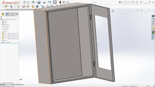 Design Electric Panel in Solidworks - Solidworks sheet metal Tutorial Assembly in Solidworks screenshot 4