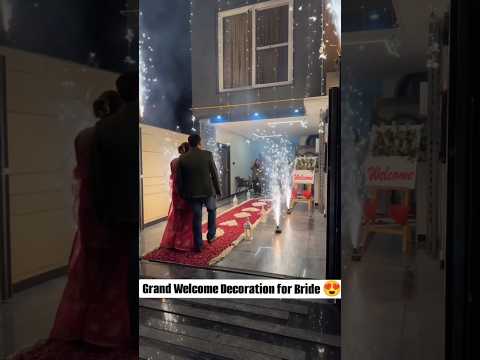 welcome bride decoration|