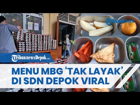 DIKECAM Viral Menu MBG Di Depok Berisi Kentang Rebus Pangsit Goreng SPPG Sesuai Standar Gizi