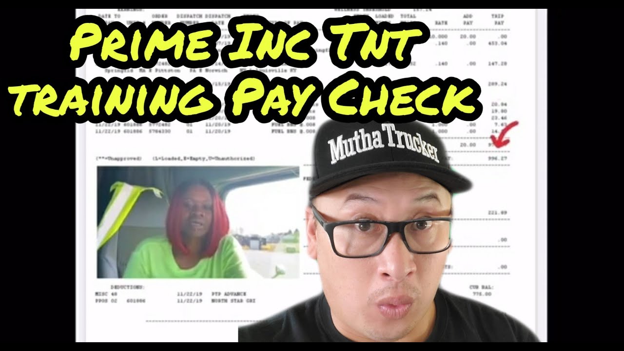 Prime Inc. TNT Training Pay Check Exposed YouTube