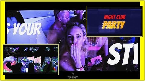 Glitch Party - Dancing Event Premiere Pro Templates